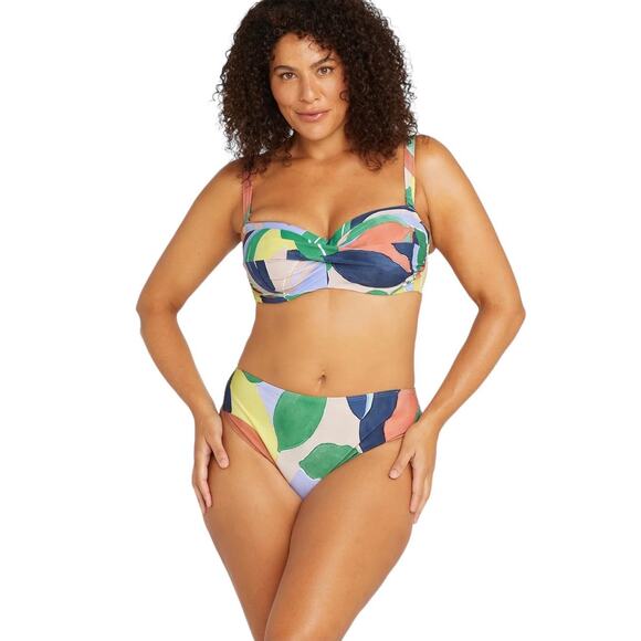 NWT! Artesands L'Avana Multi Botticelli Bandeau Bikini Top - Size 16 - Picture 6 of 13